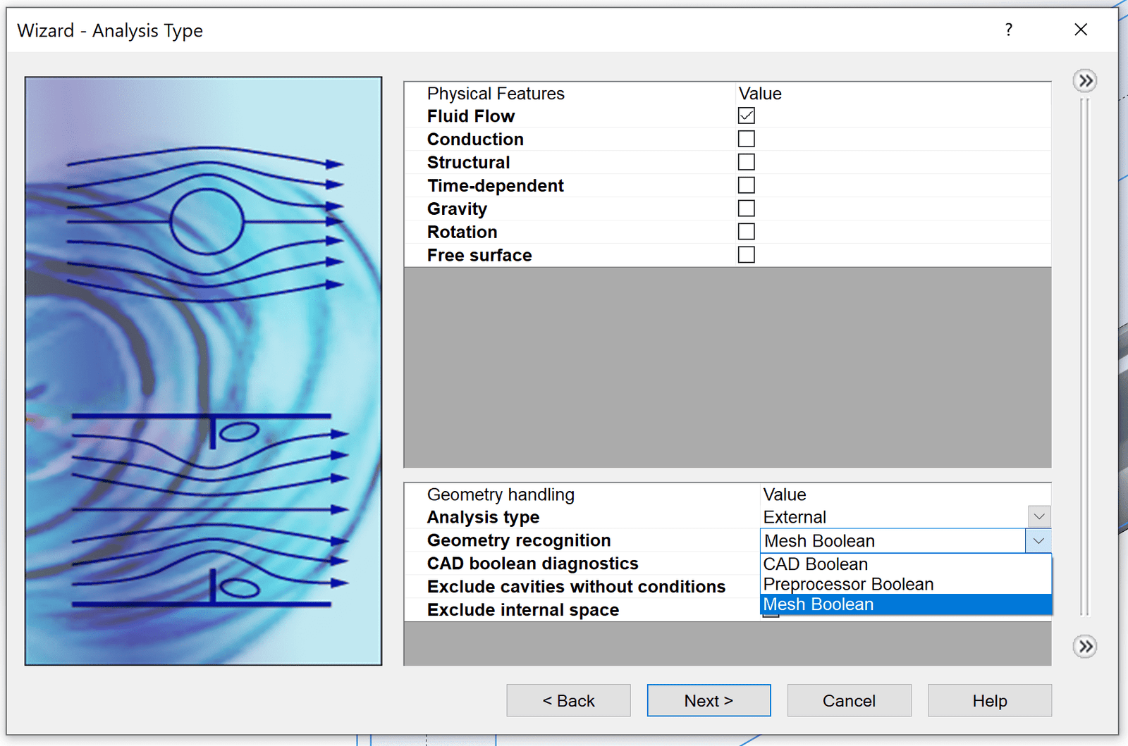 Mesh boolean in Simcenter FLOEFD