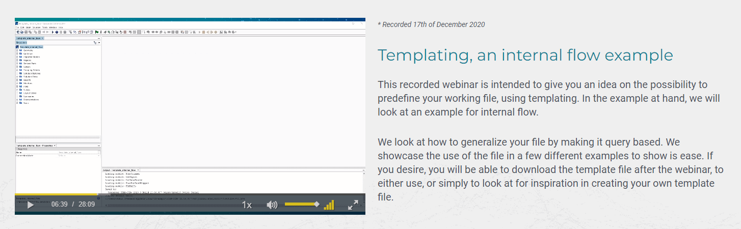 Template simulation simcenter star-ccm+