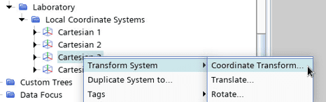 Coordinate system transform in Simcenter STAR-CCM+