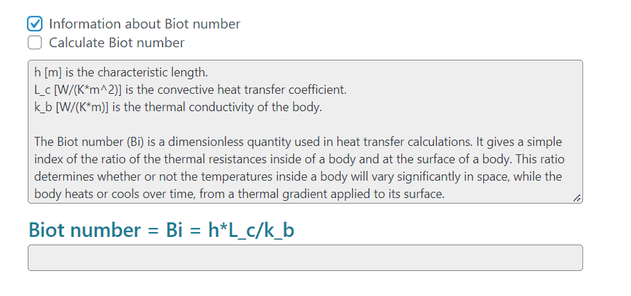 dimensionless number information