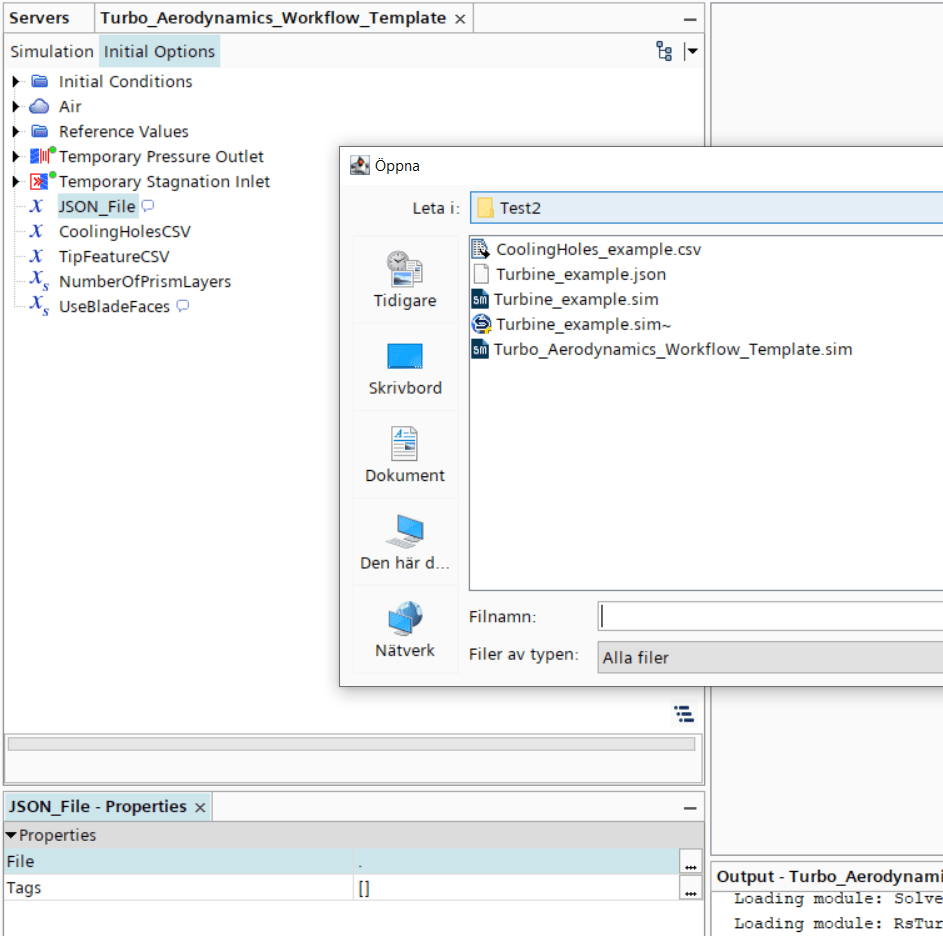 Turbomachinery workflow Siemens