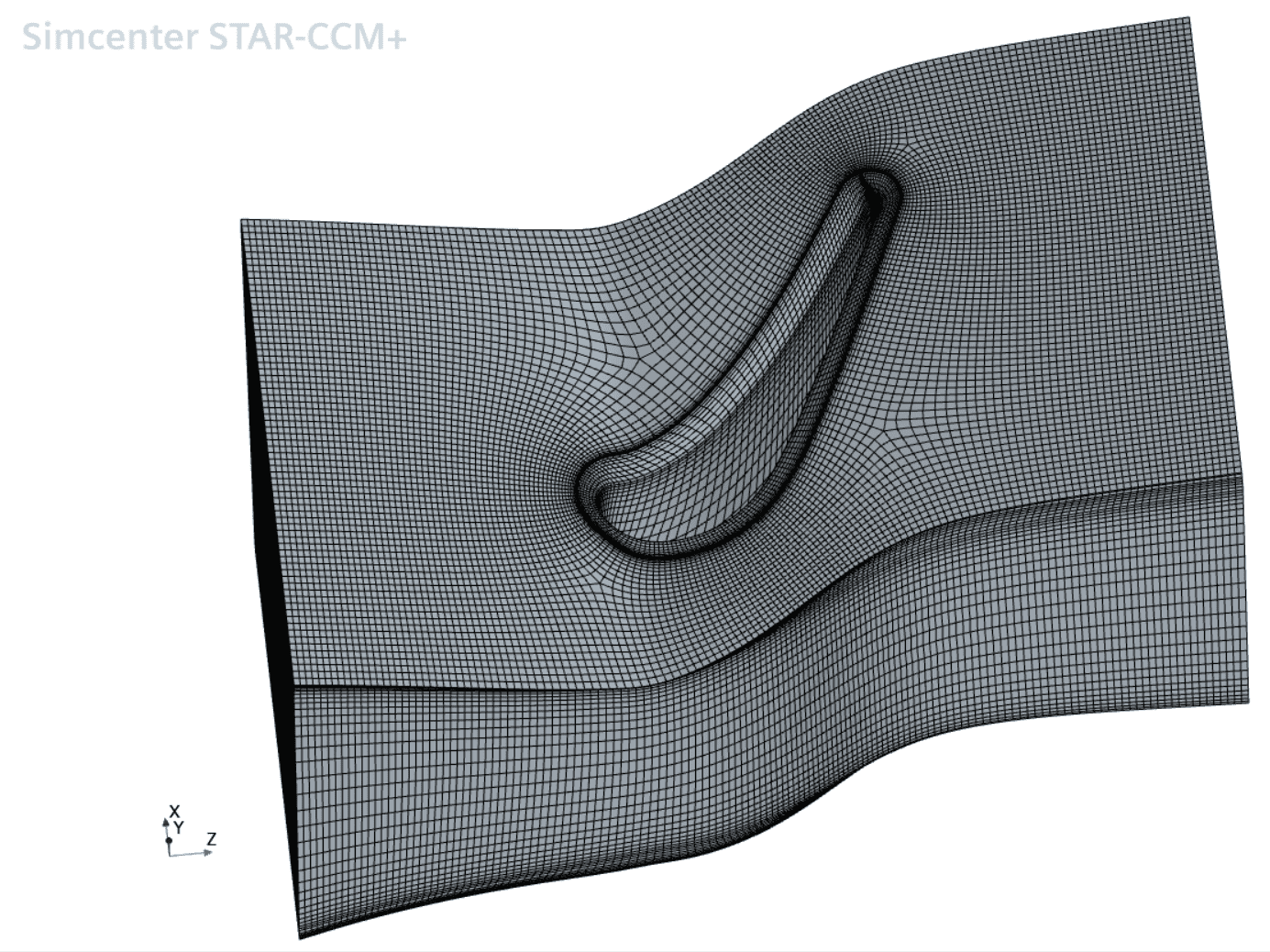 Structured meshing for sector analysis for turbomachinery in Simcenter STAR-CCM+