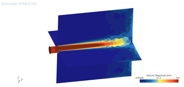 compressible flow Simcenter STAR-CCM+ CFD