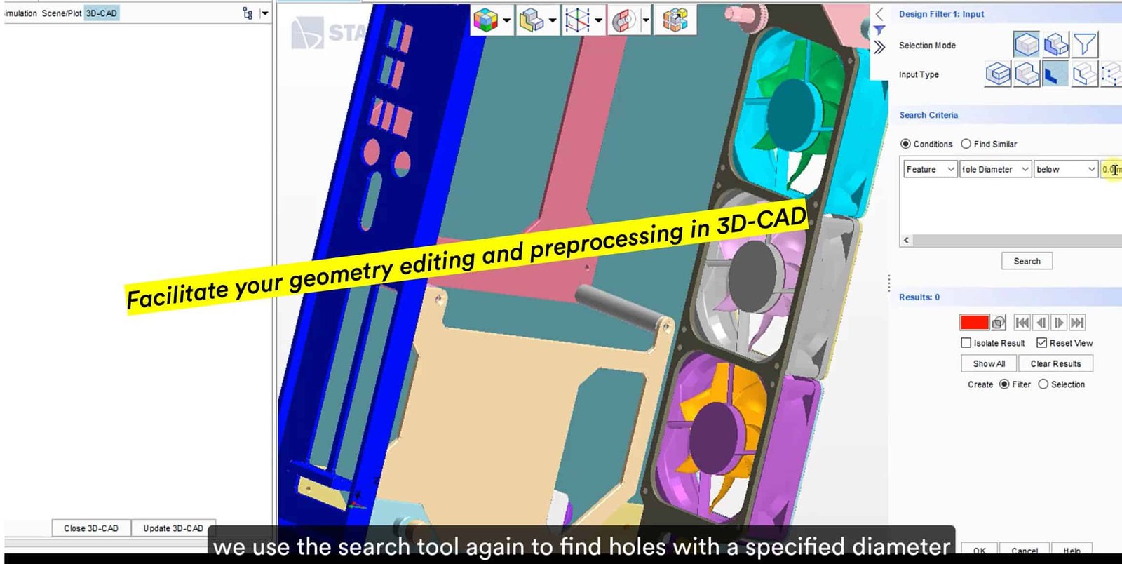 Video tutorial: Search tool in 3D-CAD