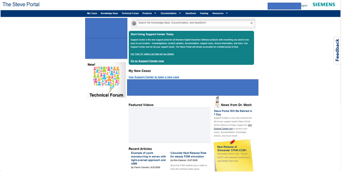 The retirement of the Steve Portal (new name is Support center) and POD license access