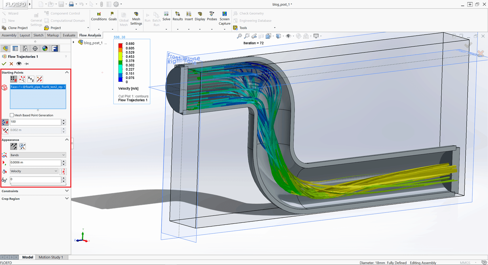 How to run a basic simulation in Simcenter FloEFD