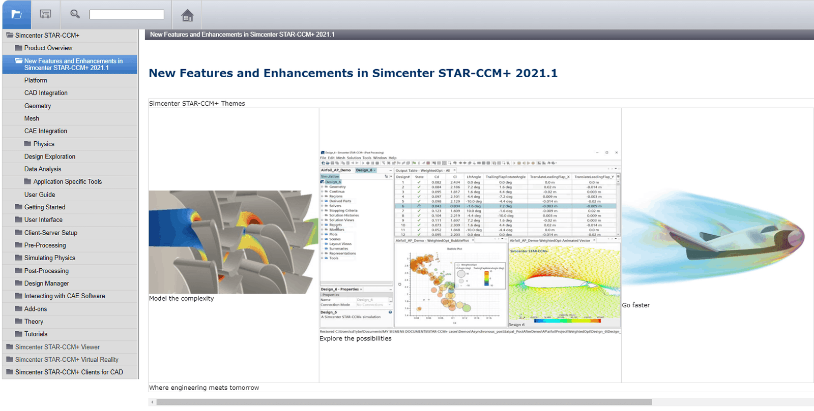 Simcenter STAR-CCM+ version 2021.1 news