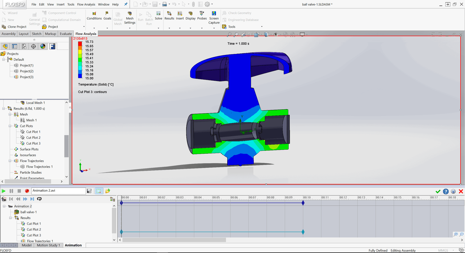 Animations within Simcenter FloEFD