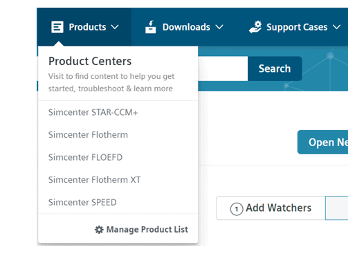 Information about Siemens Support center