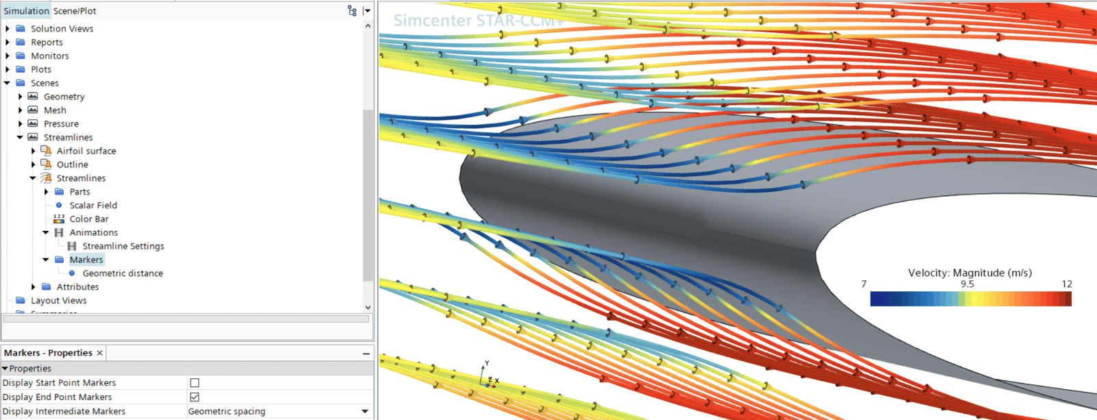 Streamlines in Simcenter STAR-CCM+